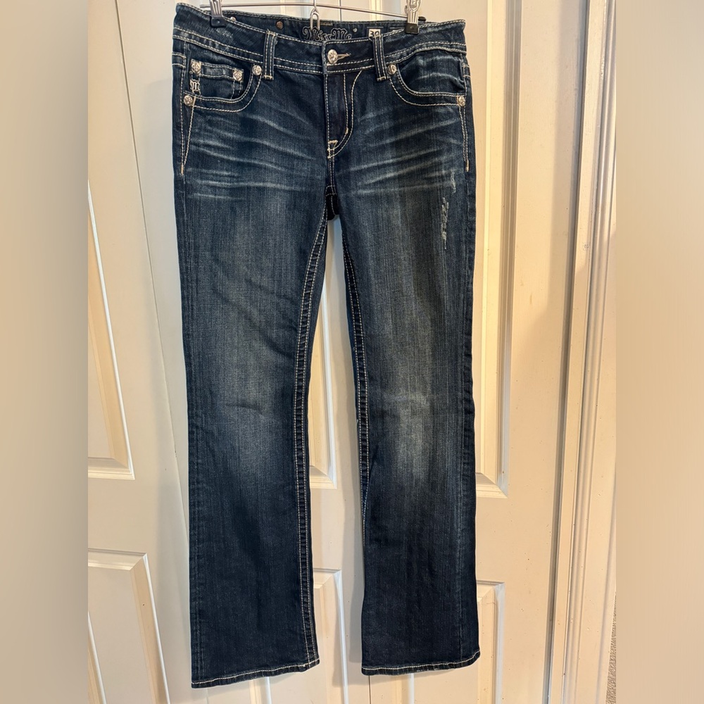 Miss Me Jeans… EUC…size 30x34 Mid Rise